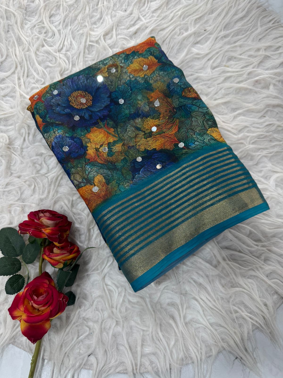 Premium georgette saree