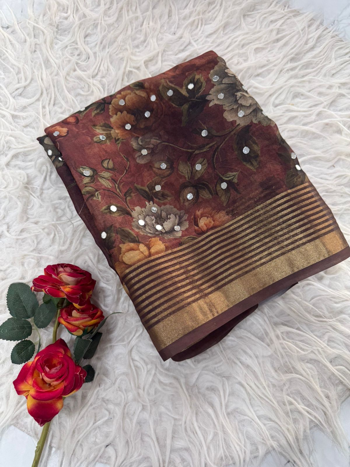Premium georgette saree