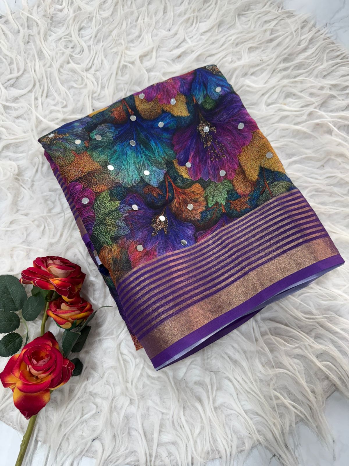 Premium georgette saree