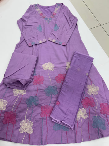 Cotton A-line 3-piece set