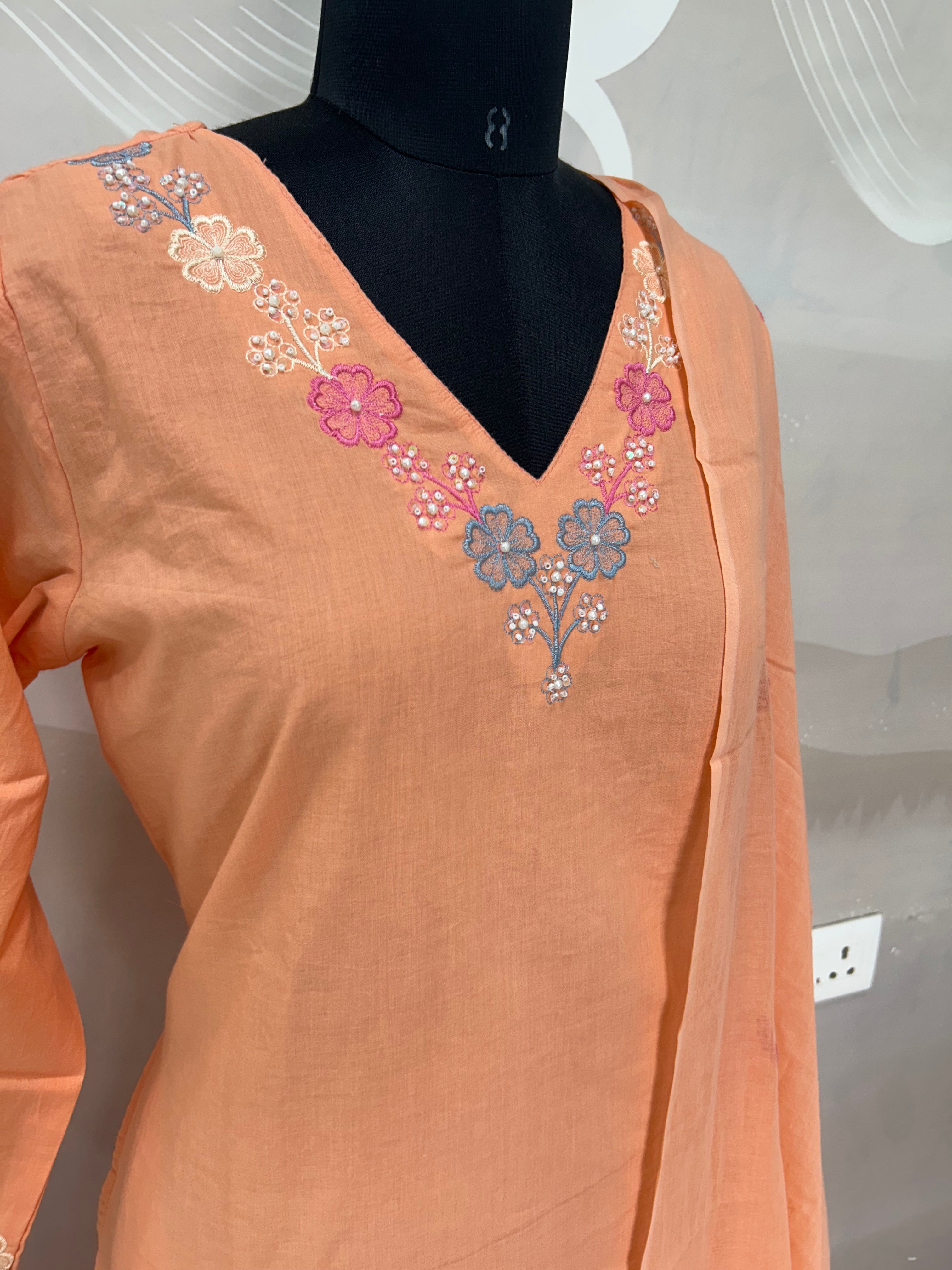 Cotton A-line 3-piece set