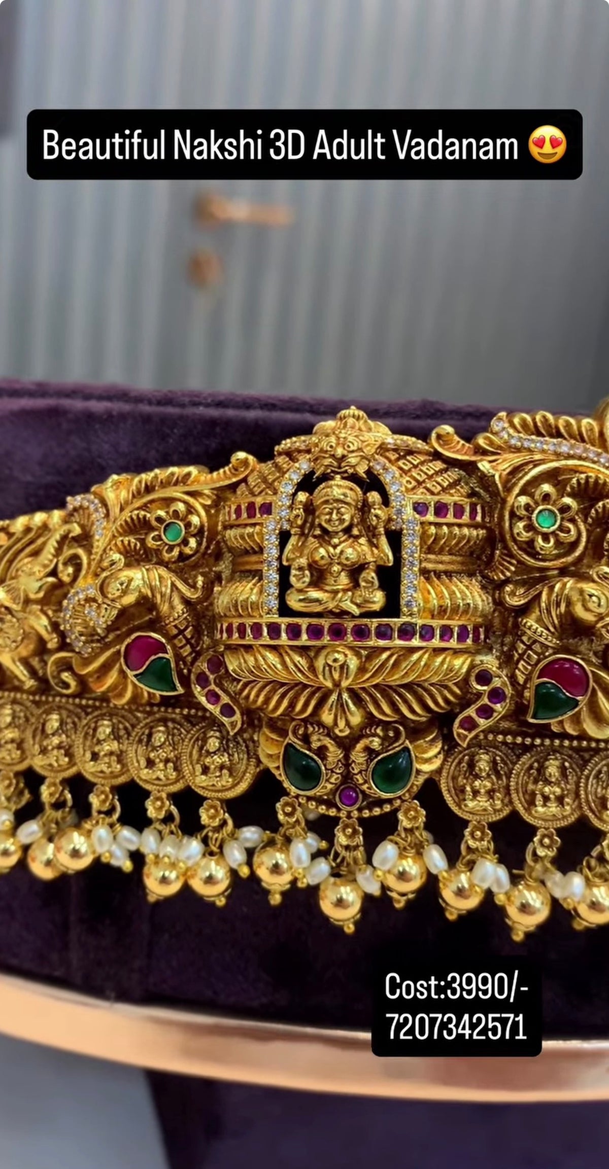 Beautiful Lakshmi devi 3D adult vaddanam