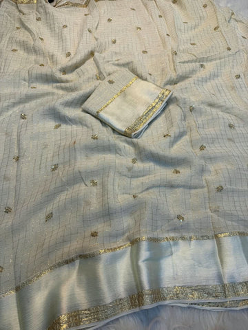 Viscose georgette saree