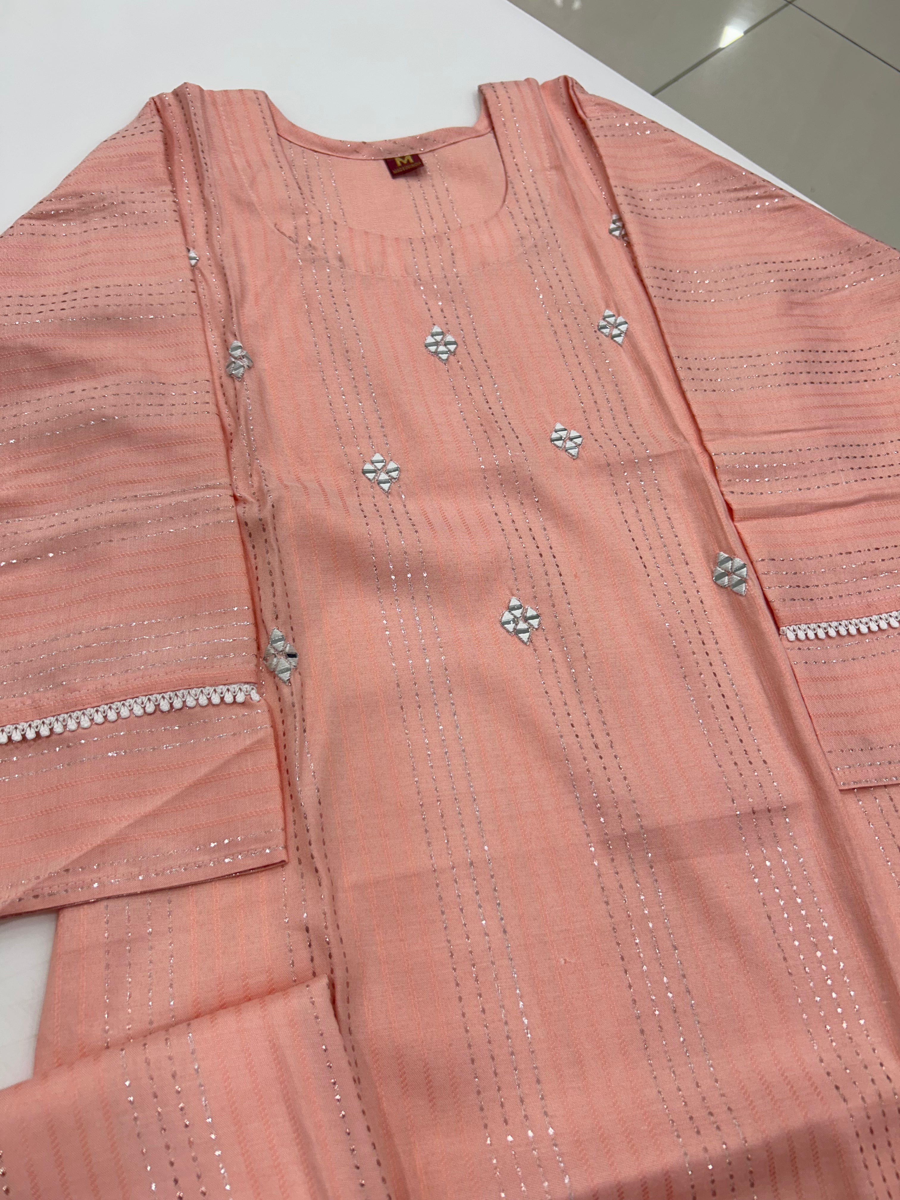 Straight cut 3-piece set