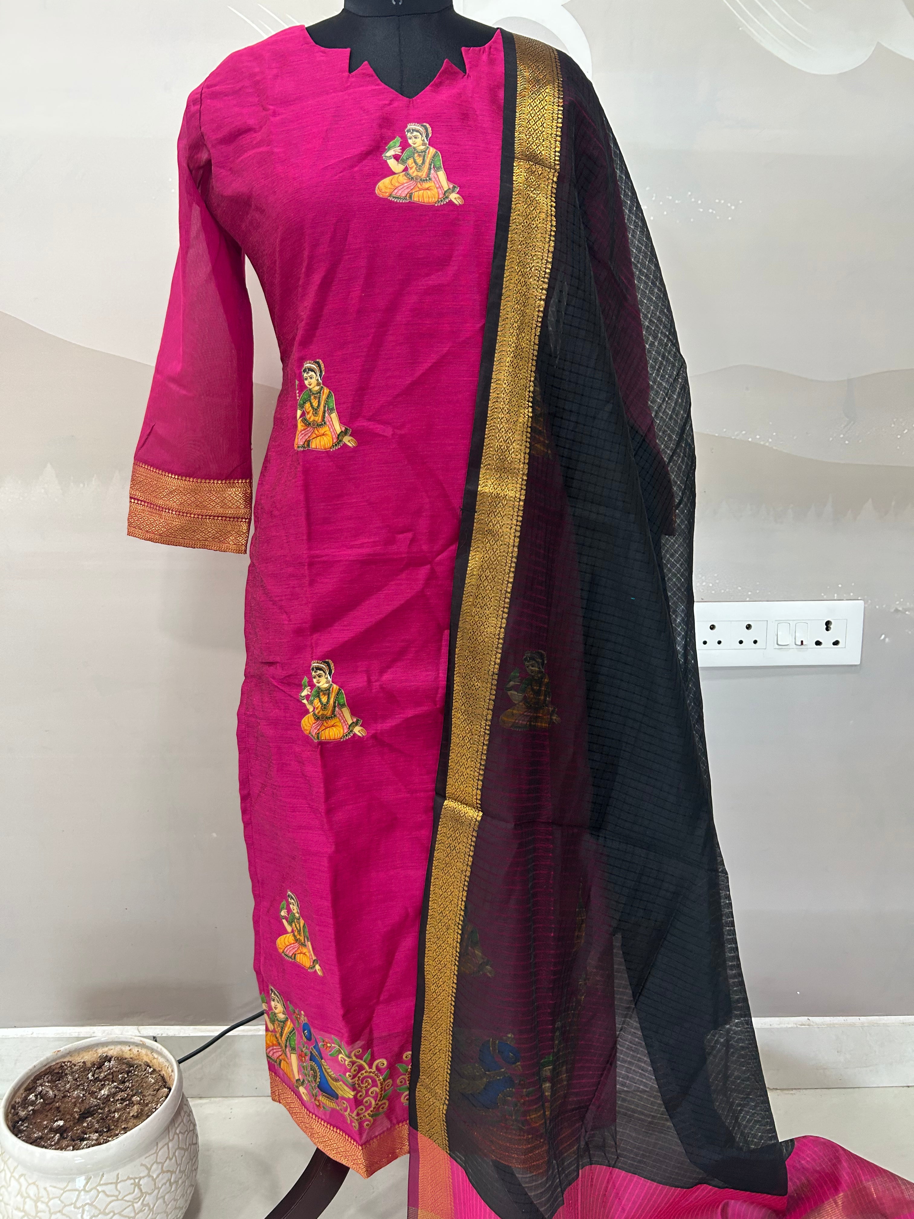 Coimbatore soft pattu 3-piece set