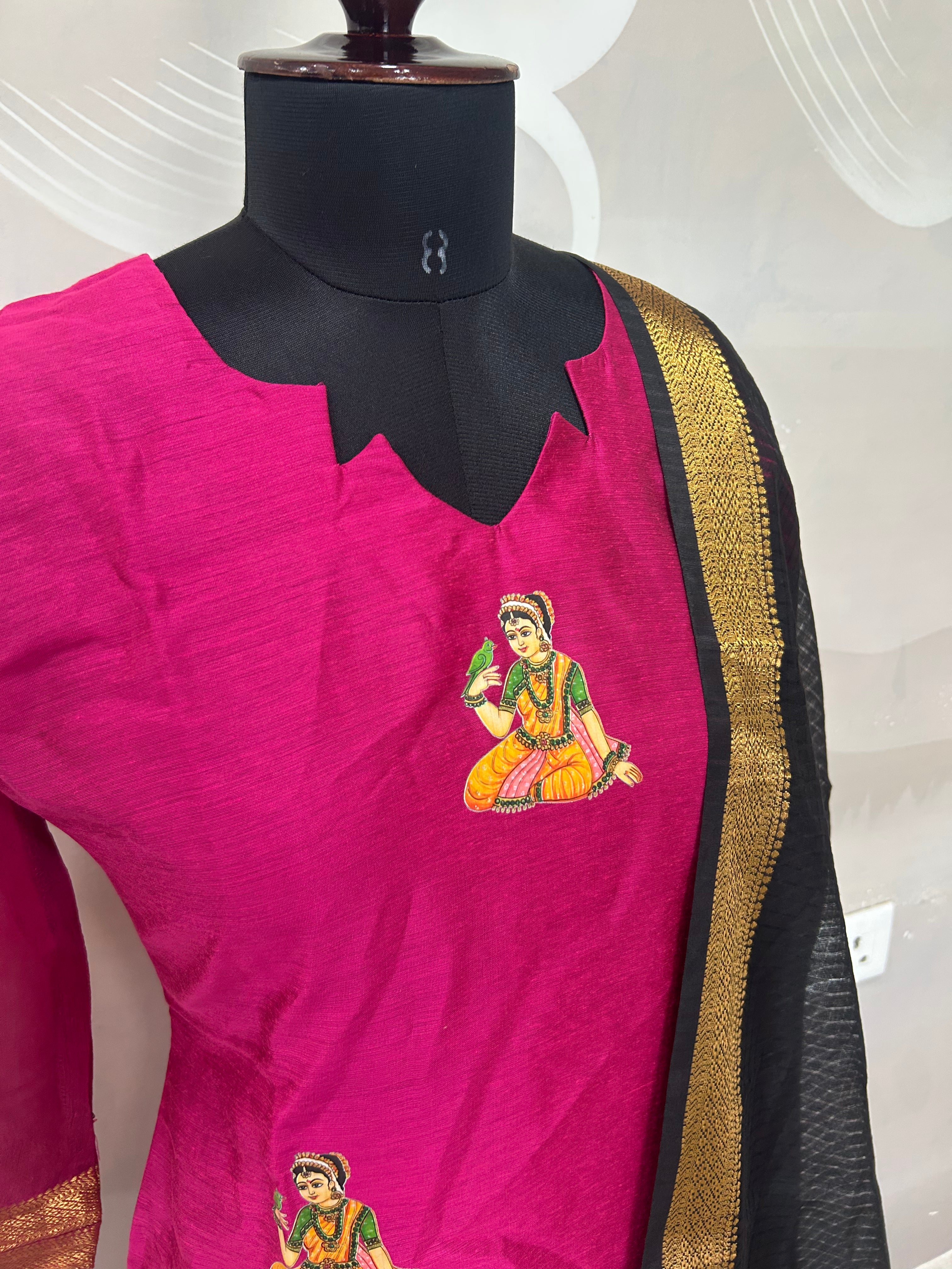 Coimbatore soft pattu 3-piece set