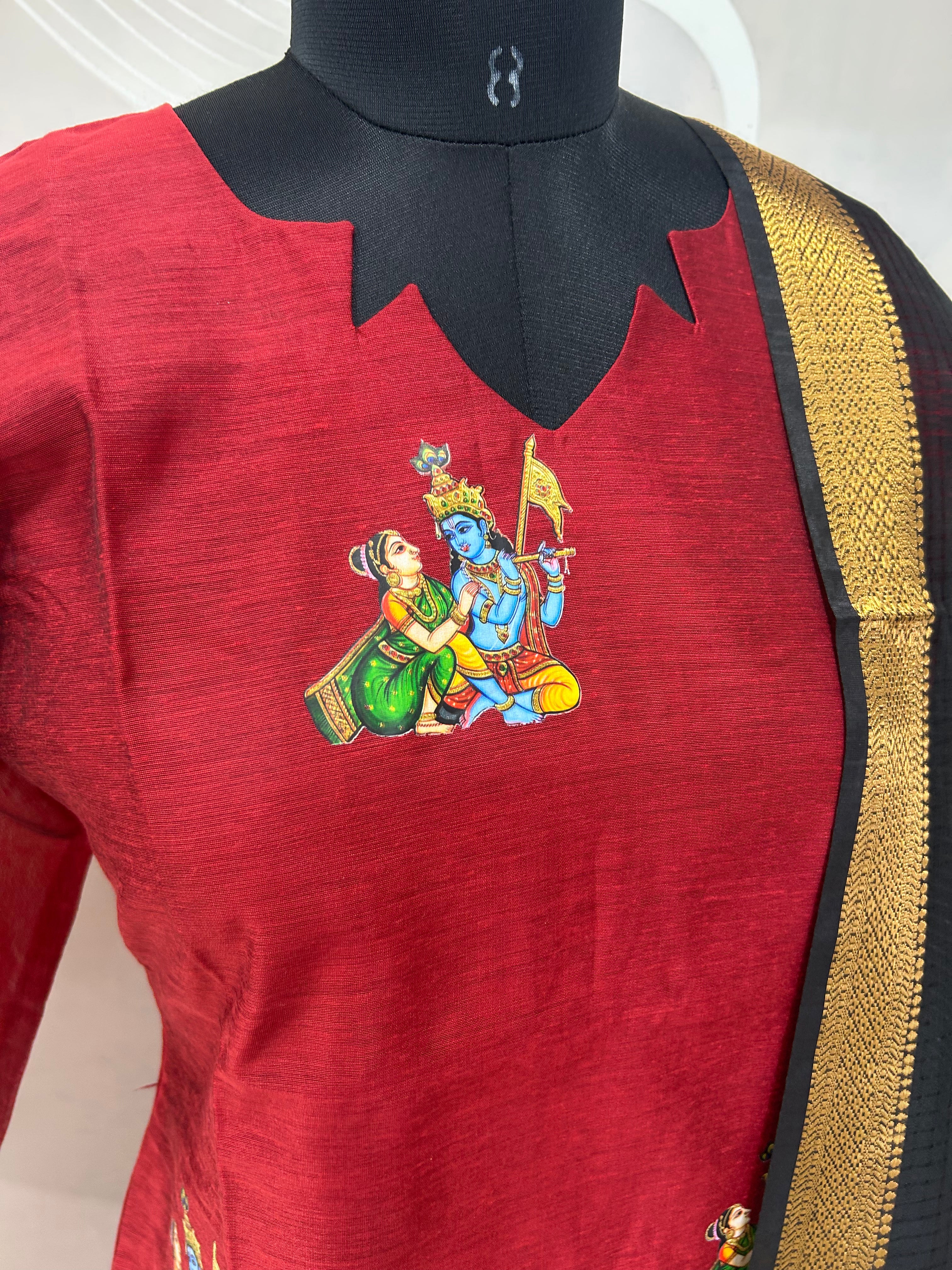 Coimbatore soft pattu 3-piece set
