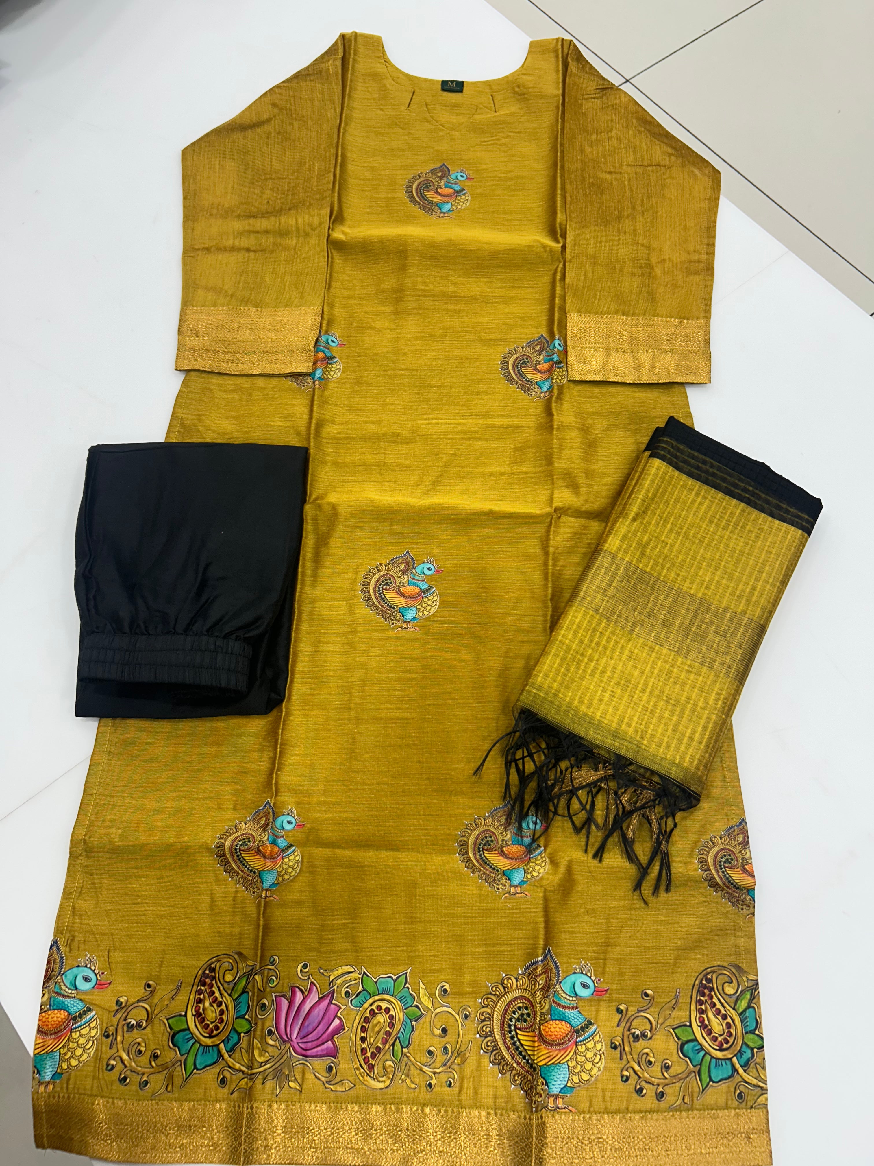 Coimbatore soft pattu 3-piece set