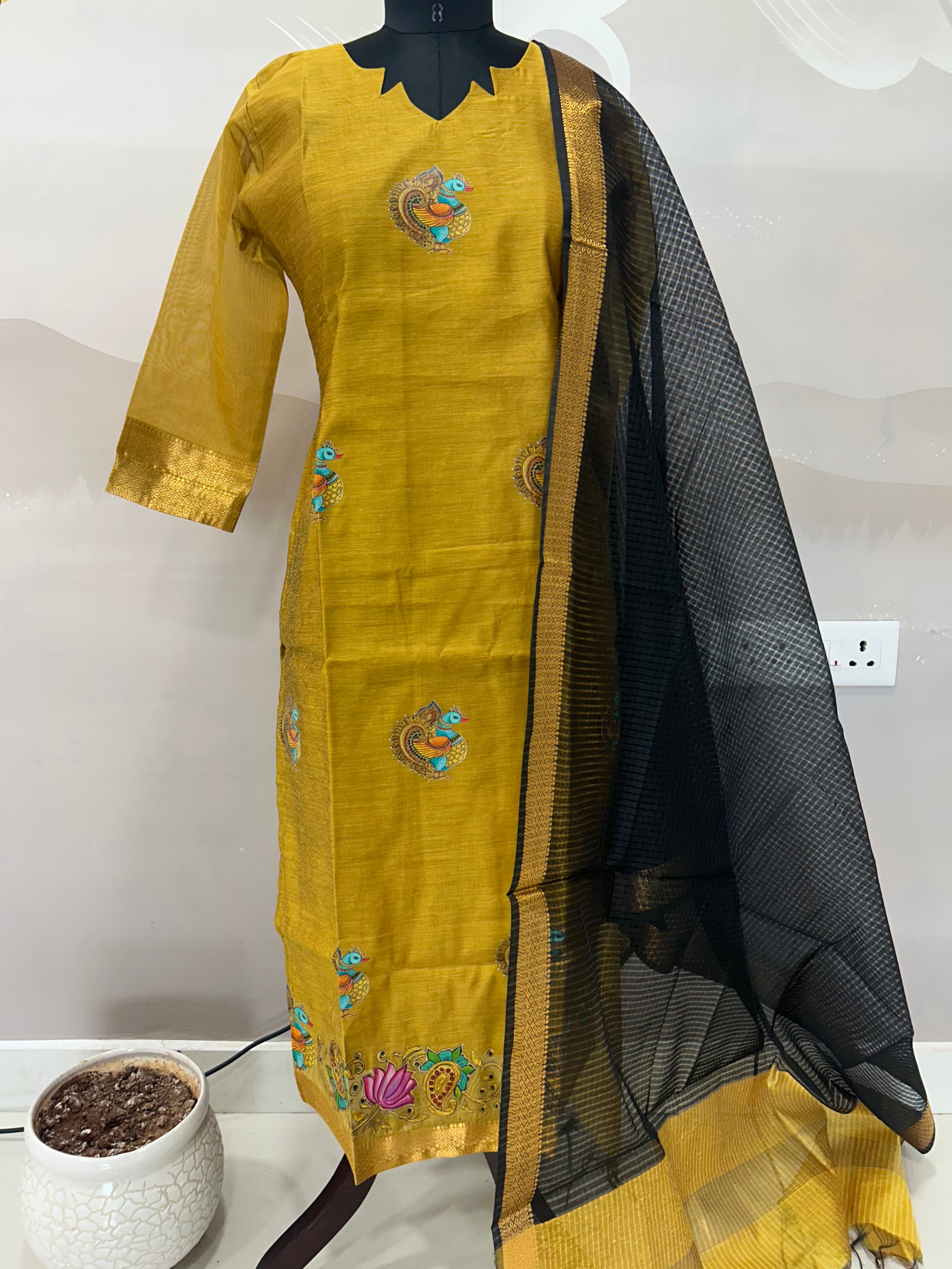 Coimbatore soft pattu 3-piece set
