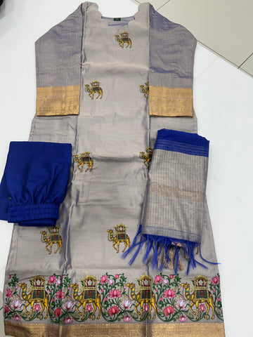 Coimbatore soft pattu 3-piece set