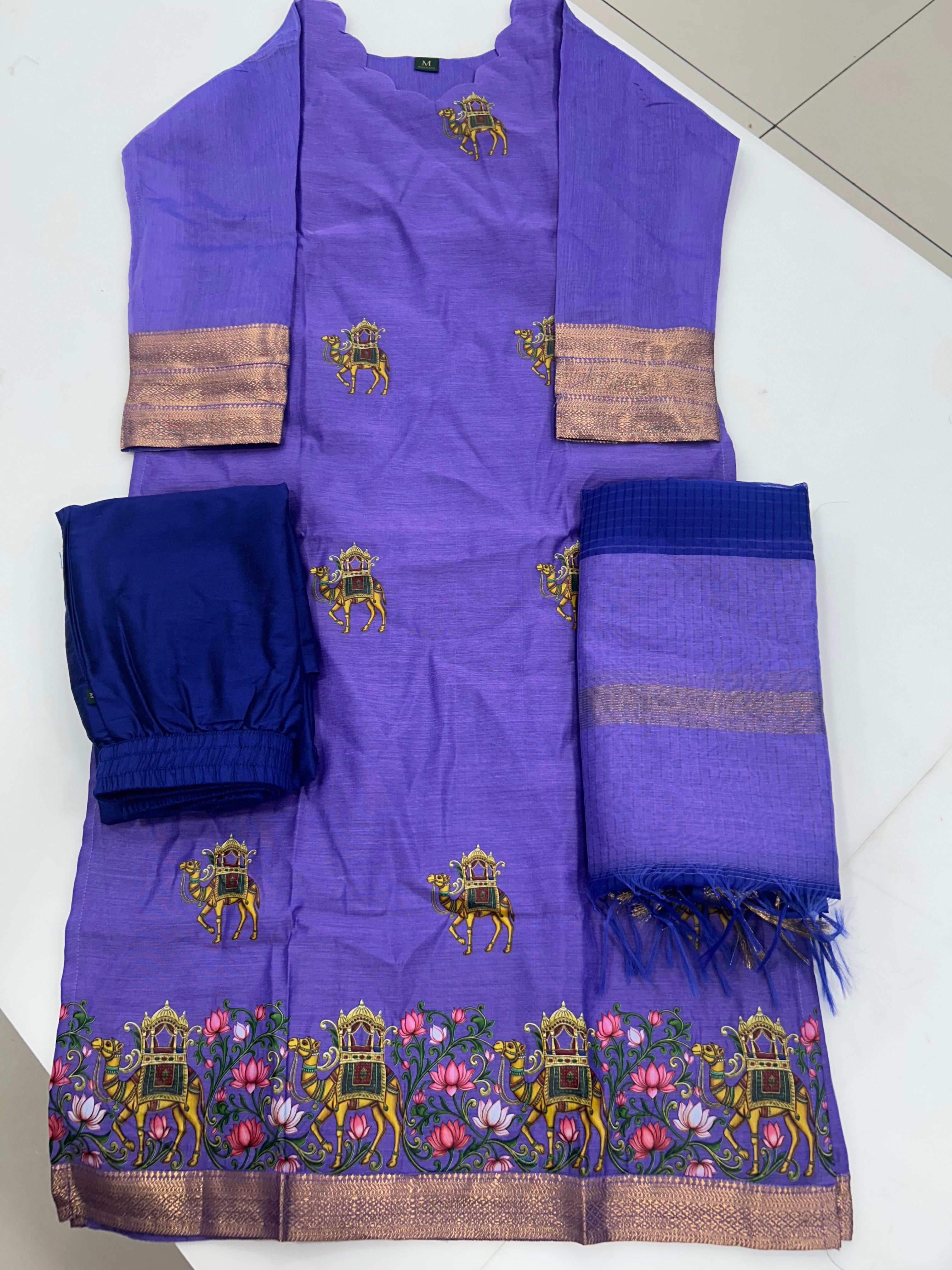 Coimbatore soft pattu 3-piece set