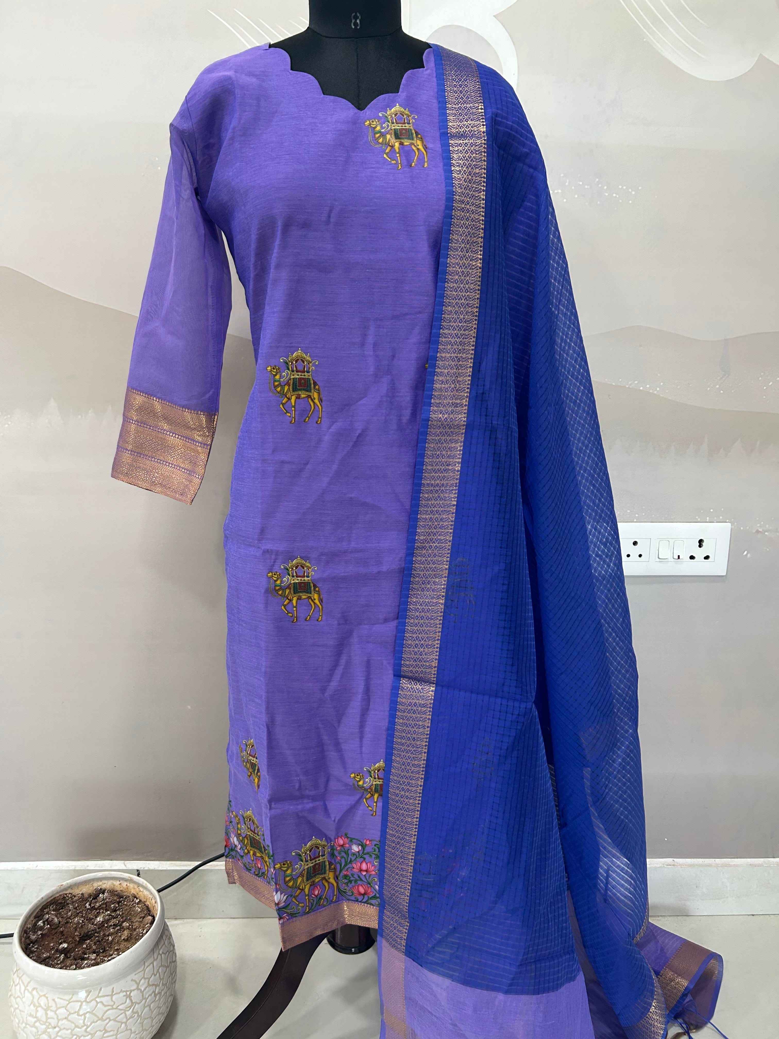 Coimbatore soft pattu 3-piece set