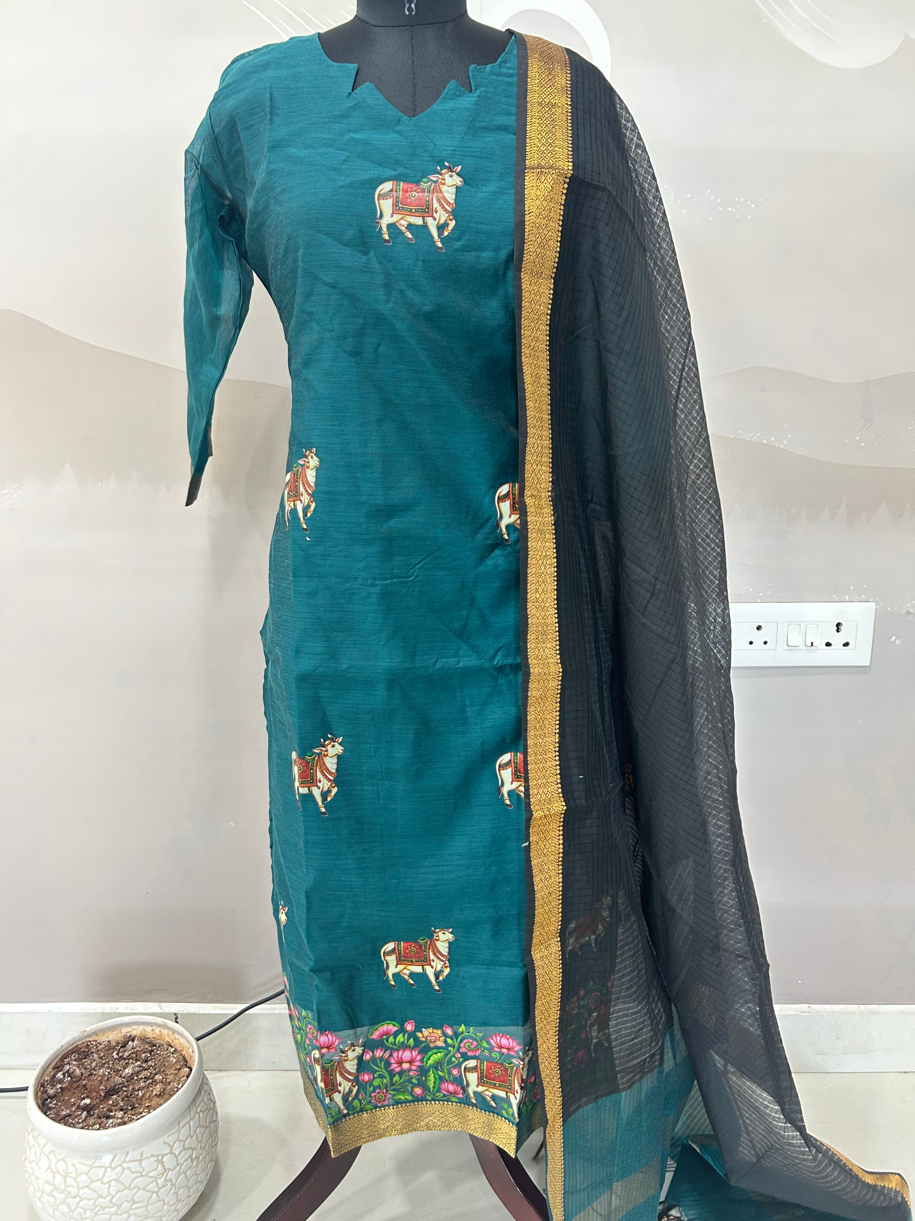 Coimbatore soft pattu 3-piece set