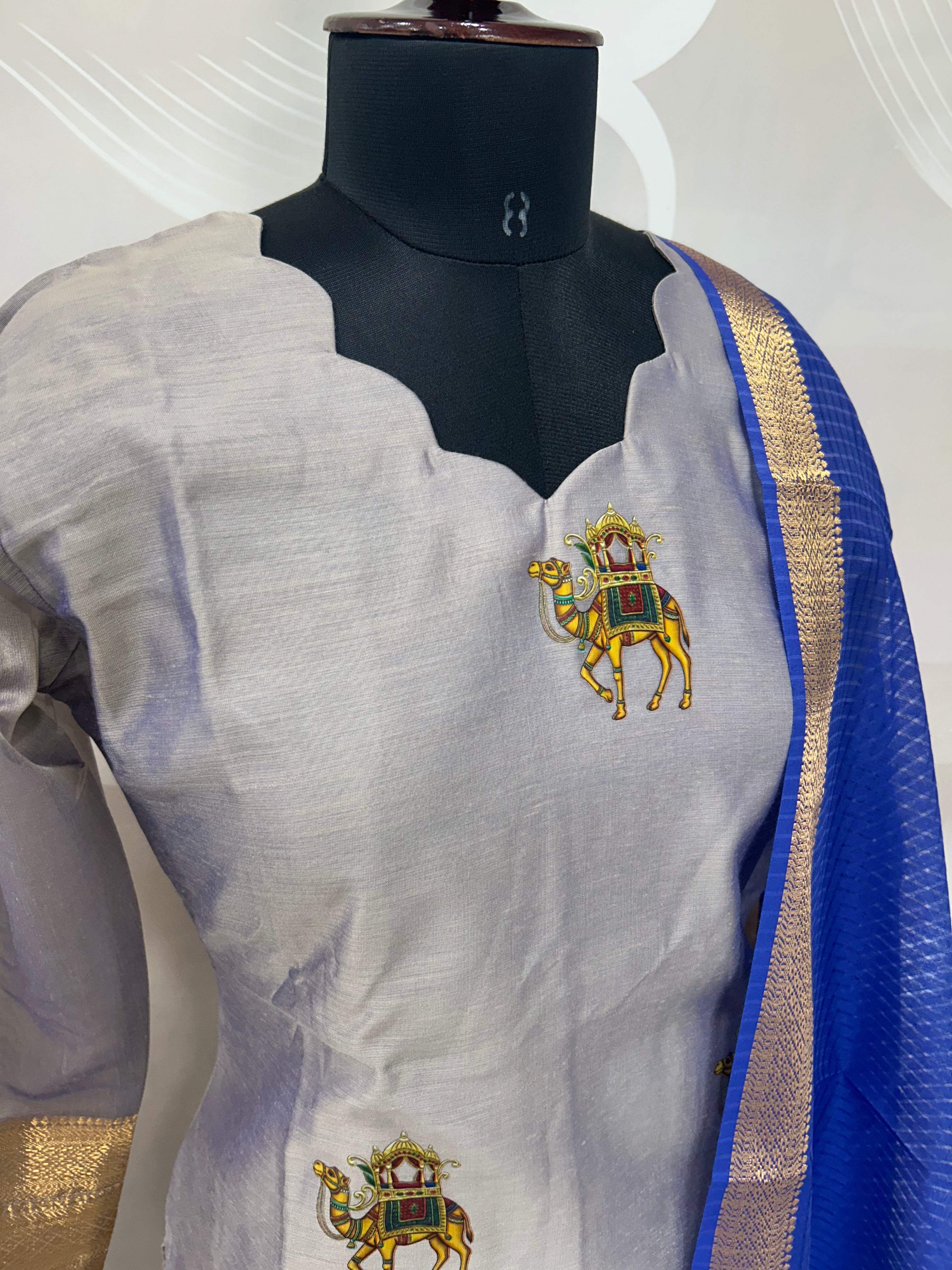 Coimbatore soft pattu 3-piece set