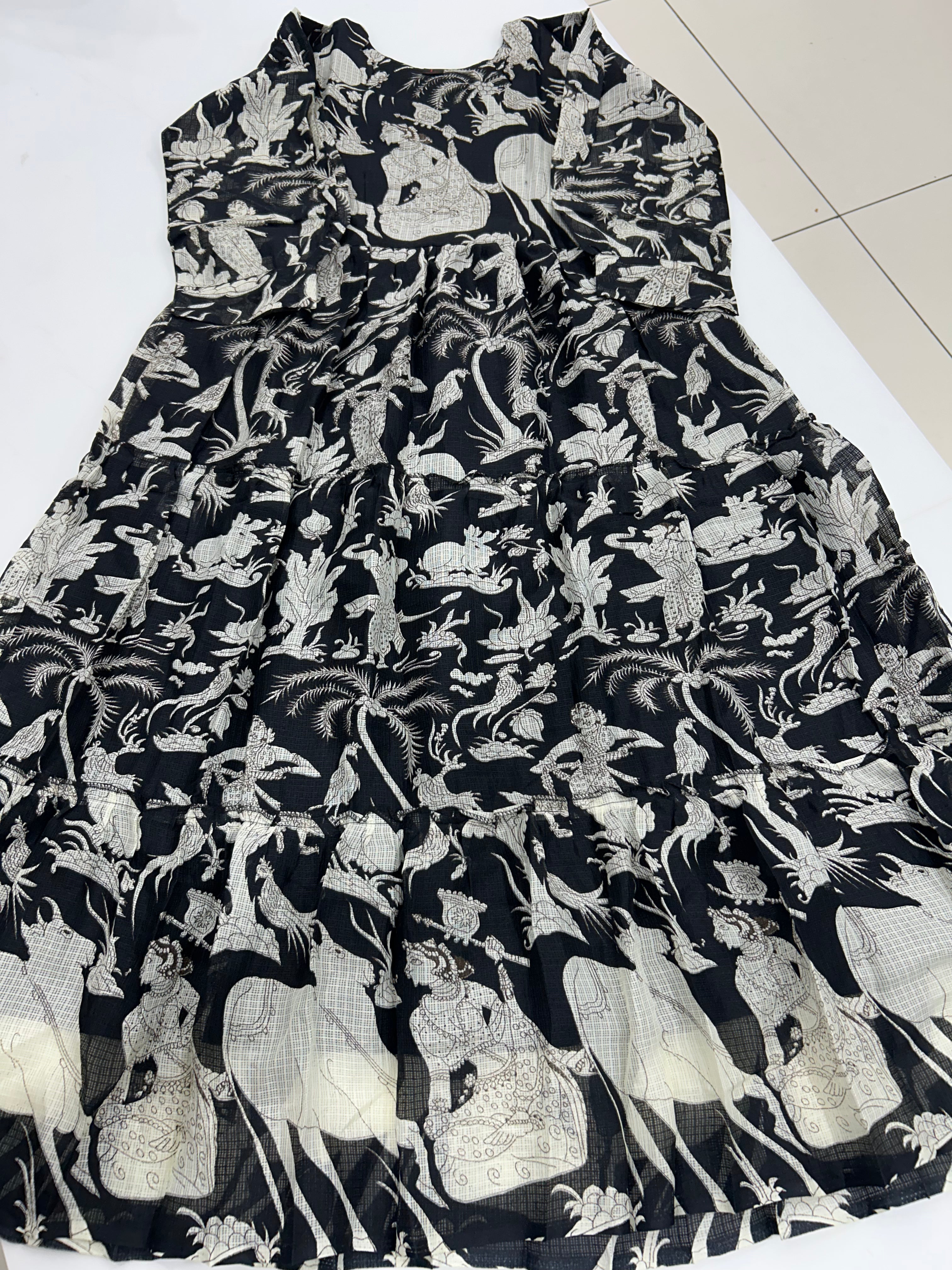 Beautiful kalamkari frock