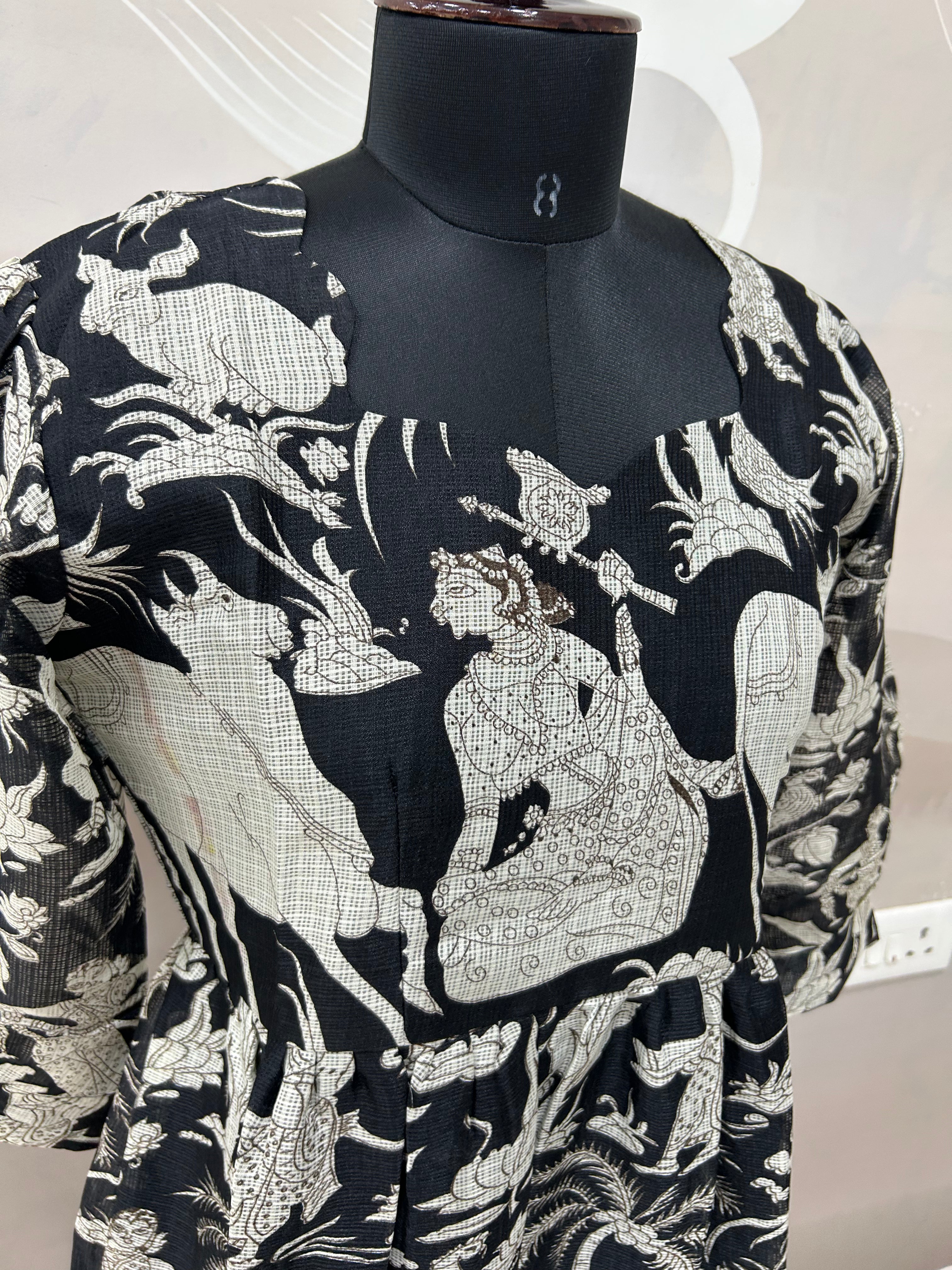 Beautiful kalamkari frock