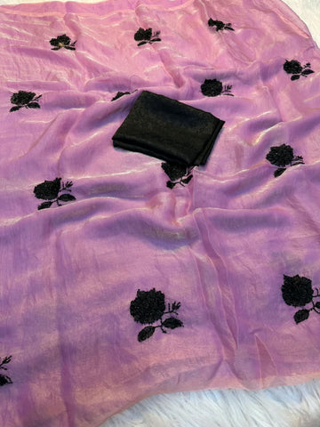 Space silk sarees