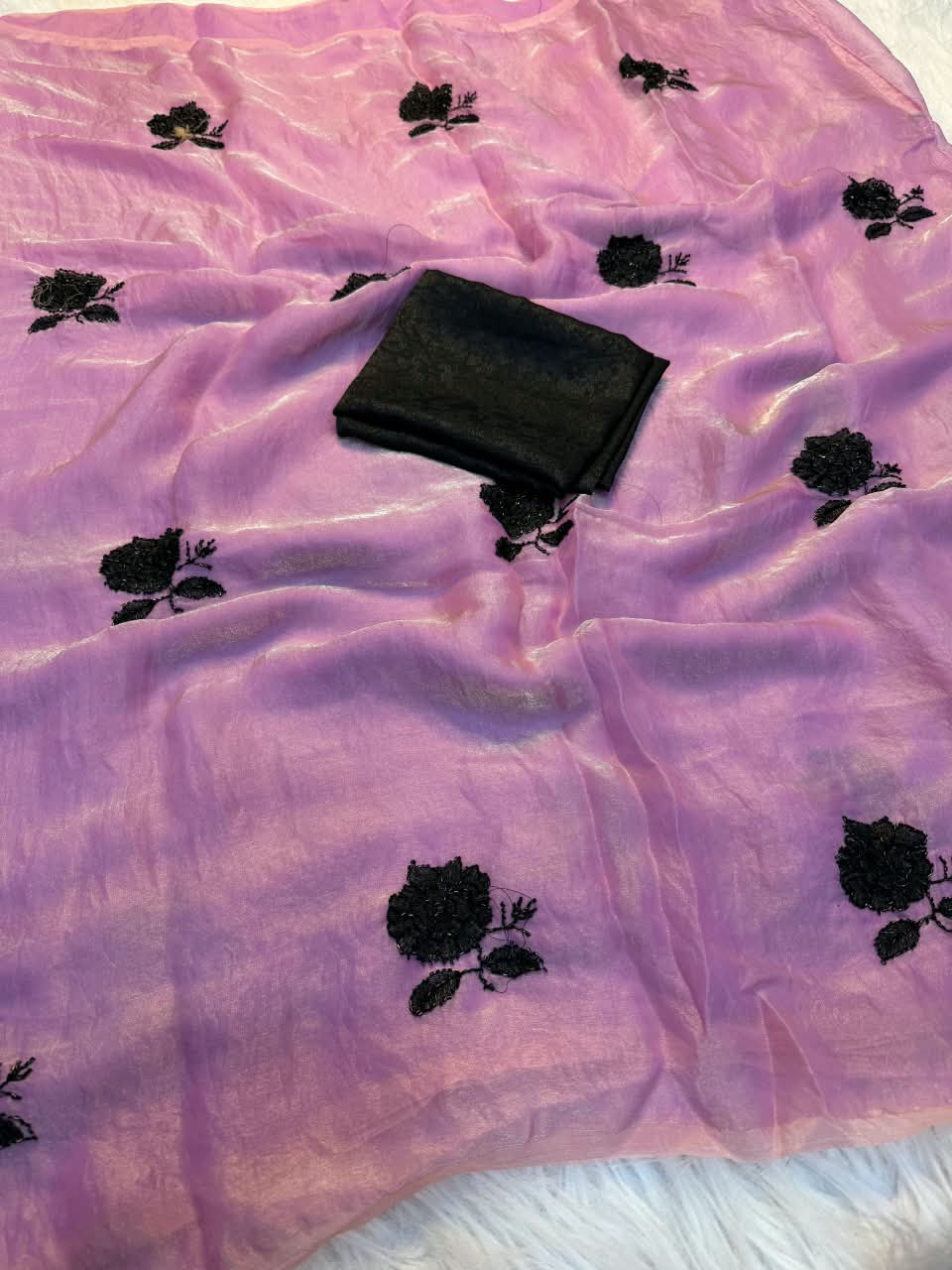 Space silk sarees