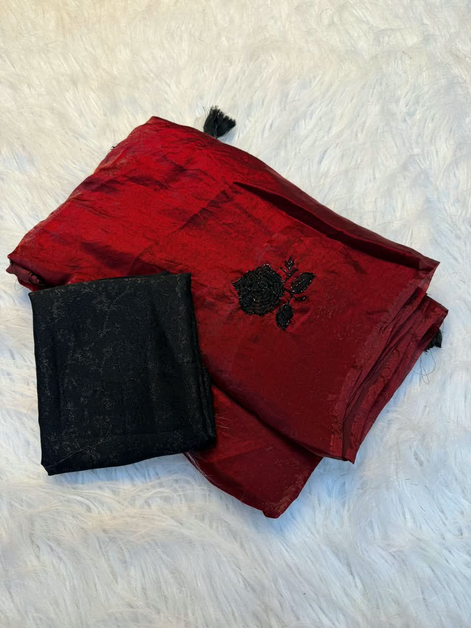 Space silk saree
