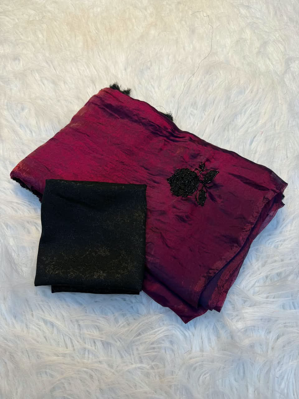 Space silk saree