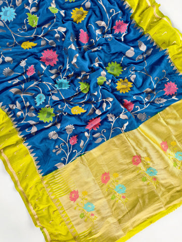 Soft nylon viscous saree