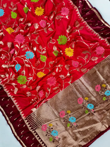 Soft  nylon viscous saree