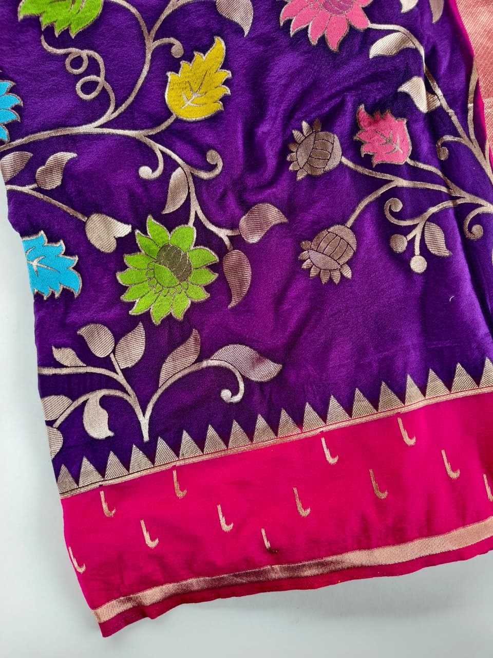Soft nylon viscous saree