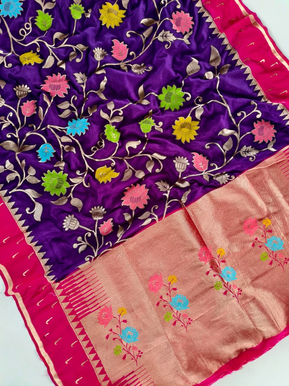 Soft nylon viscous saree