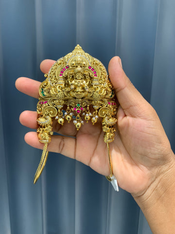 Beautiful jadau kundhan Lakshmi devi adult vanki