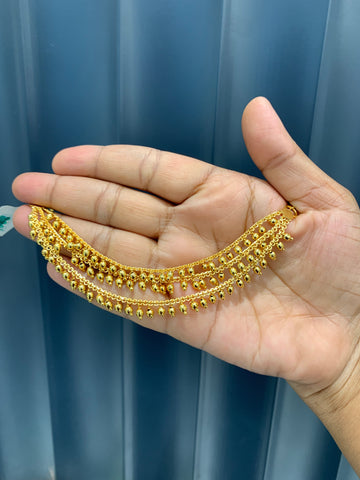 Beautiful gold balls 3 layers champaswaralu