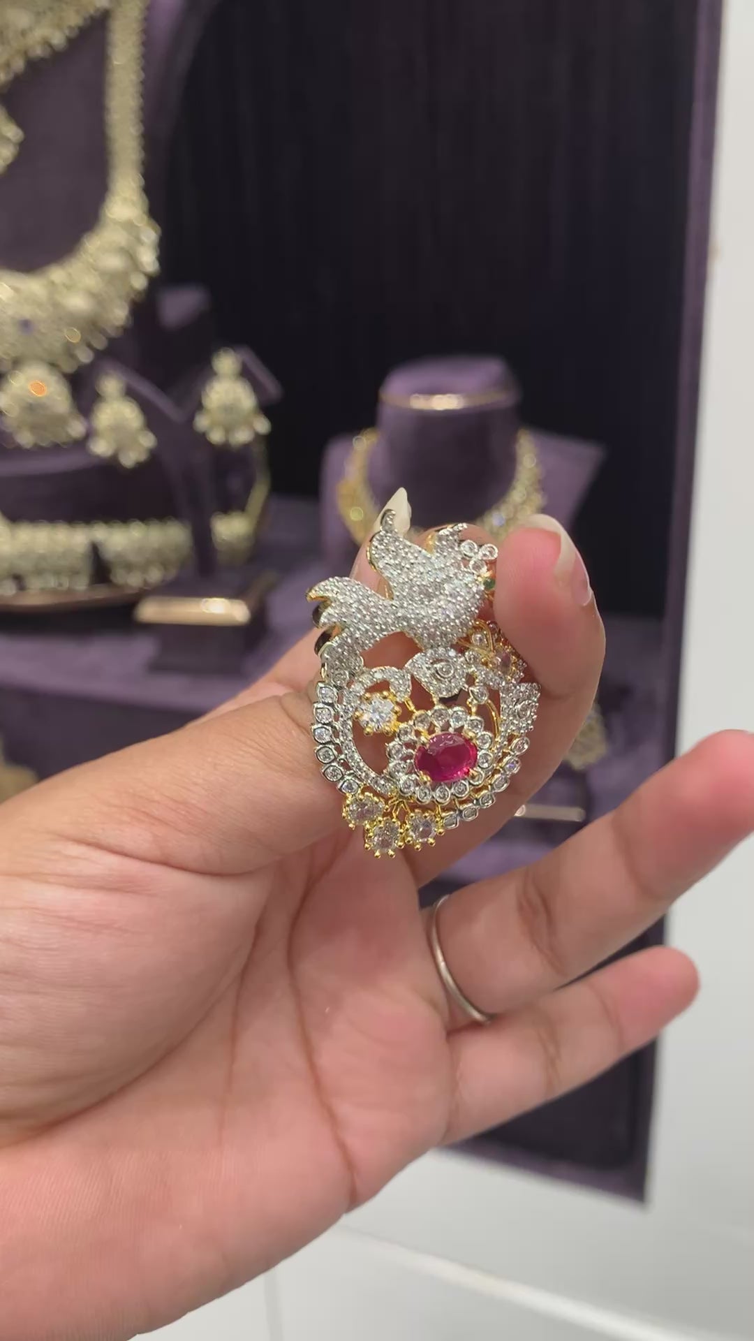 Beautiful GJ locket With Backhook